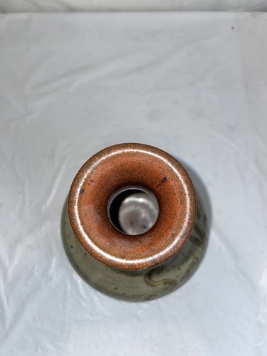 Sake Bottle Glazed Stoneware Vintage Pottery - Picture 5 of 6