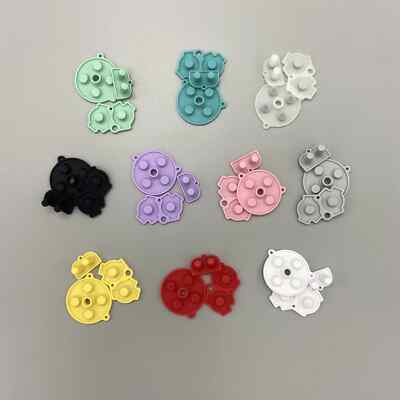 Color Game Accessory Rubber Pads Button Silicon Pads for Gameboy Advance GBA
