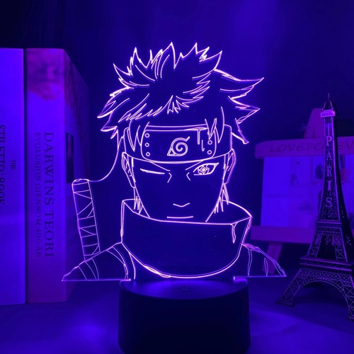 Acrylic LED Night Light Anime NARUTO Itachi Uchiha 3D Lamp Bedroom Decor Gift - Picture 29 of 31