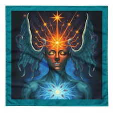 "Metempsychosis" Bandana Metaphysical Cosmic Reincarnation Psychedelic