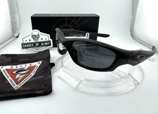 OAKLEY STRAIGHT JACKET MATTE BLACK W/ GALAXY BLACK POLARIZED SUNGLASSES 9039 NEW