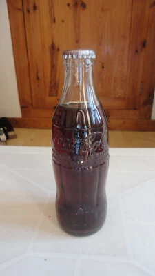BOUTEILLE EN VERRE ORIGINAL COCA COLA VINTAGE 1990 - Photo 1/3