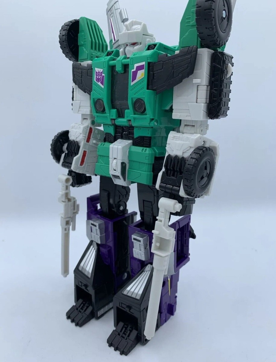 Transformers Titans Return Leader Class SIX SHOT Sixshot Complete