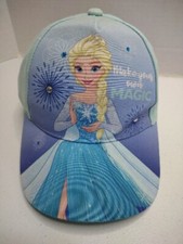 Disney Elsa Frozen Make Your Own Magic Strapback Youth Ball Cap Hat Kids Toddler