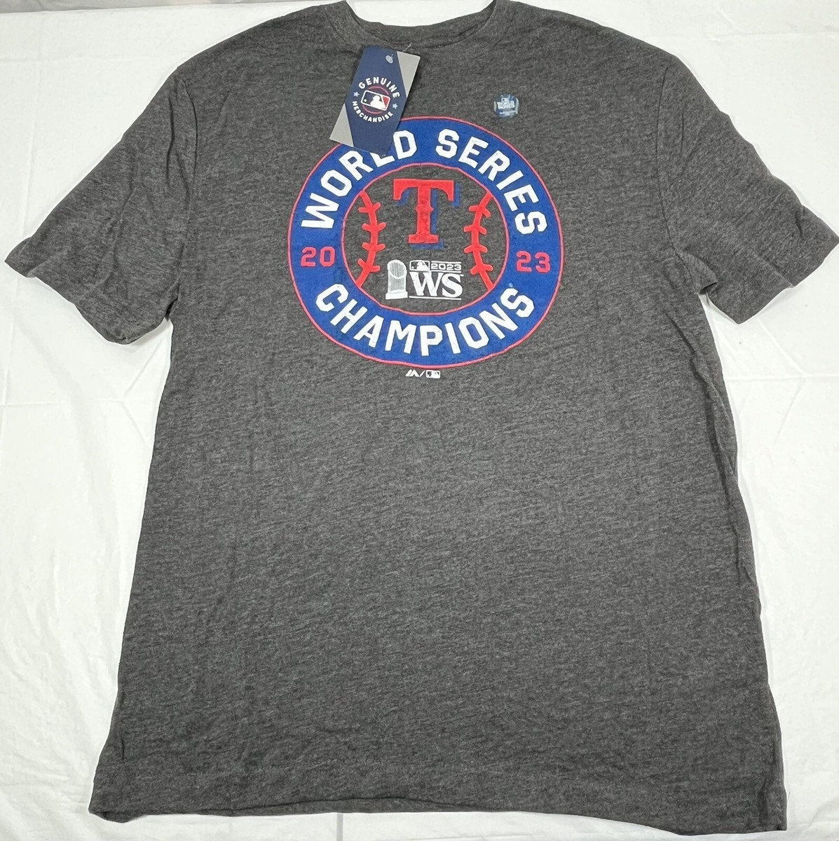 MLB Texas Rangers 2023 World Series Champions Tee Men's Medium