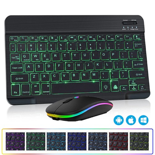 For Huawei MatePad 11.5 S/HONOR Pad X8 X9 Pro Bluetooth Backlit Keyboard Mouse - Picture 3 of 43