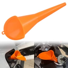 23cm 11" Long Neck Stem Funnel Transmission Filler Engine Oil Liquid Fluid Fuel
