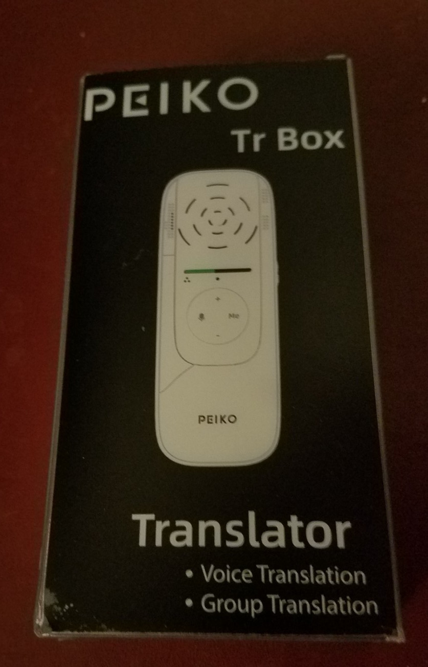 Peiko Translator Model No: Tr Box-01 NEW IN BOX/O
