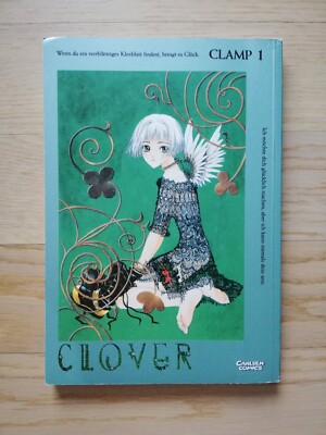 Clover Manga   Clamp 1 Carlsen Comics Liebe Zukunft Anime Vintage Steampunk Sti