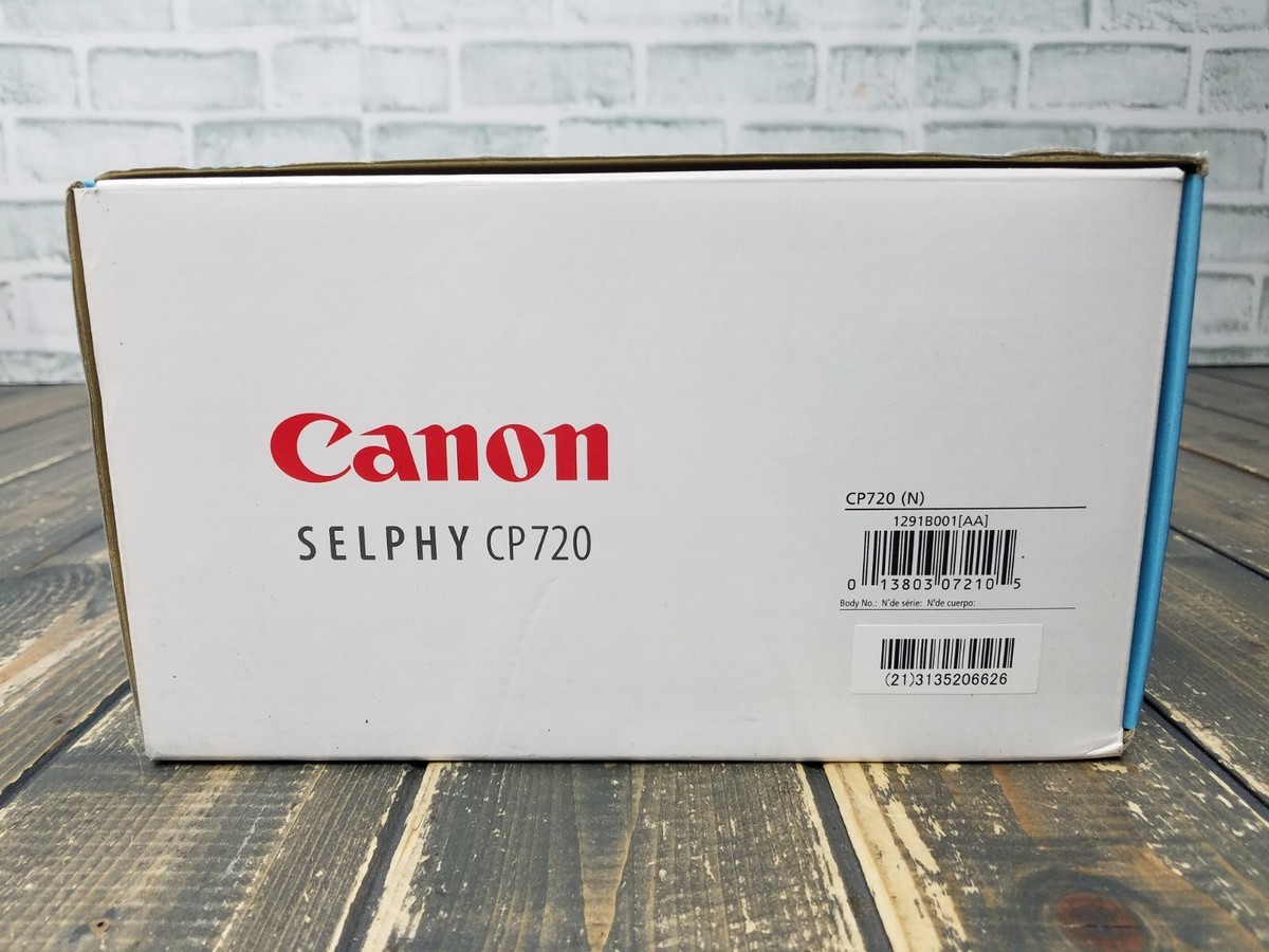 Canon Selphy CP720 Compact Photo Printer with Original BOX and