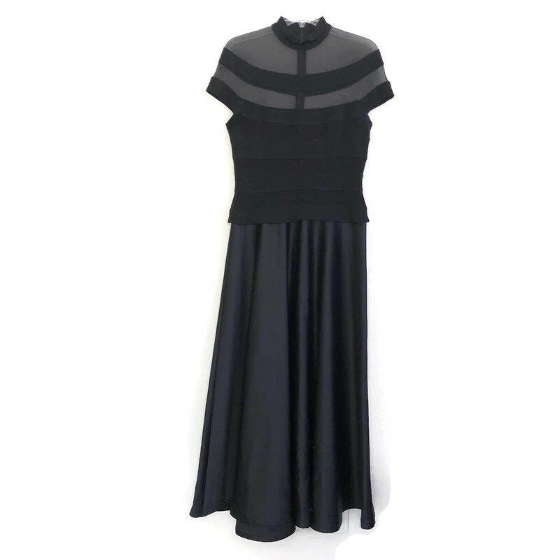 Tadashi top black dress