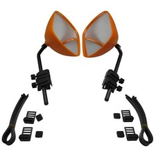 Flat Caravan Towing Mirrors X2 (Adjustable Rear View Wing Mirror Extension)