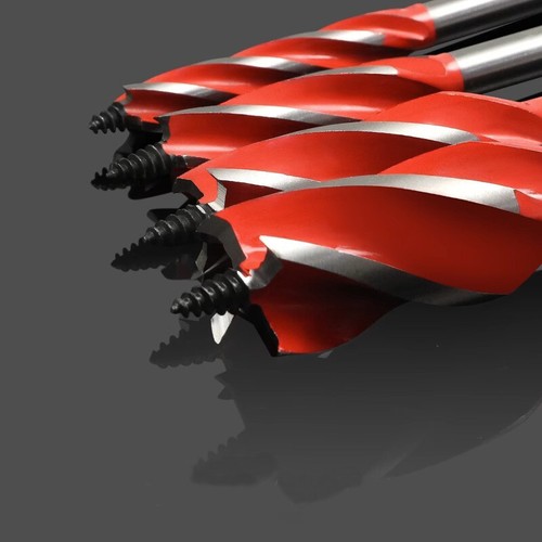 Drill Bits Hardware Wood Working Hex Shank Accessories Four Slot Blade Wood Tool - Picture 4 of 6