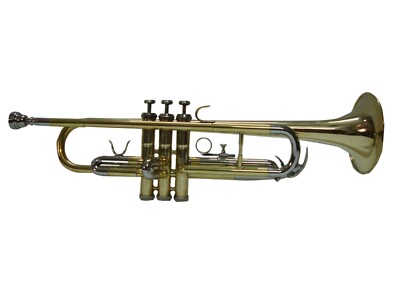 TRUMPET ADVANCE  BRASS NICKEL Finish Bb flat Trumpet With  Free Case+Mouthpiece
