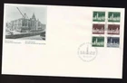 Canada FDC 1985 sc#947a Parliament definitive booklet pane of 6 (34¢)