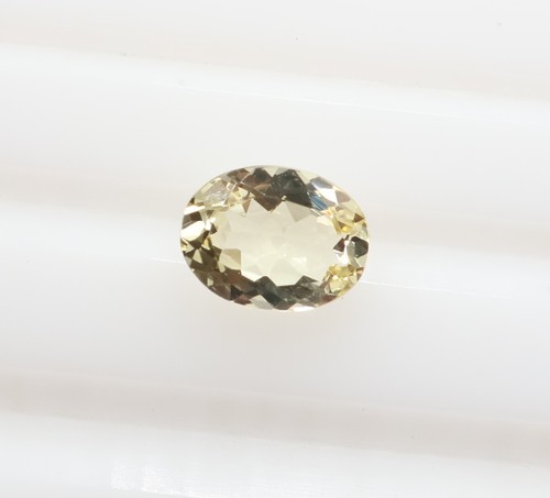 Piedra preciosa de berilo amarillo natural con forma ovalada de 8x6 mm 0,95 quilates piedra de berilo amarillo - Imagen 5 de 7