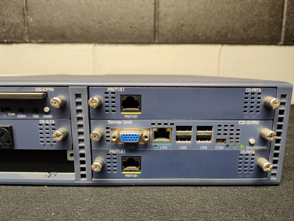 NEC CHS2U-US Univerge VOIP System w/ CD-CP00, CD-4LCA, CD-PRTA (x2) & CD-SVRU - Image 2 of 4