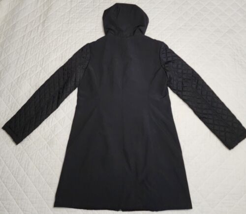 Giacca cappotto Michael Michael Kors donna con cappuccio impermeabile anorak nero medio - Foto 14 di 14