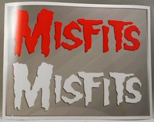 Misfits Sticker, punk rock band decal, Fiends, Stick on instruments, cars