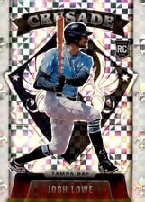 2022 Panini Chronicles - Crusade Josh Lowe #8 Building Blocks Prizm (RC)