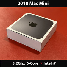 2018 Mac Mini 3.2GHZ i7 6-CORE 64GB RAM 256GB PCIe SSD