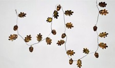 Katherine's Collection Acorn Wire Garland Box Of 6 Journey 10-581004 NEW