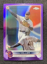 2022 Topps Chrome Update Baseball Purple Refractor #USC52 Owen Miller
