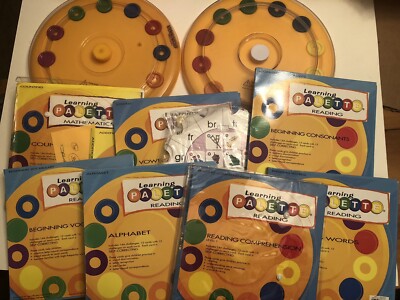 Learning Palette Kindergarten Math & Reading 2 Bases + 9 Sets (107 Cards)