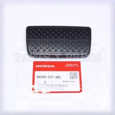 46545S1F981 OEM GENUINE HONDA FIT INSIGHT AUTOMATIC BRAKE COVER RUBBER PEDAL PAD