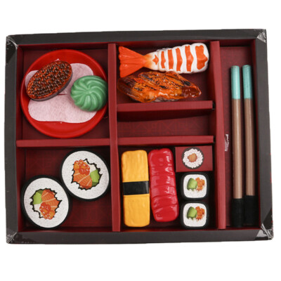 MagiDeal Kids Pretend Play Japanisch Sushi Food Box Küche Spiel Aktivität