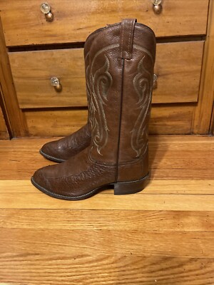 【中古】Tony Lama ウエスタンブーツ size 10 EE Vintage Tony Lama Cowboy Western Leather Ostrich Boots 10EE Brown