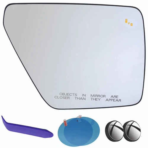 Passenger Side Mirror Glass for F150 2021 – 2025 Heated W/BSD W/O Auto dimming