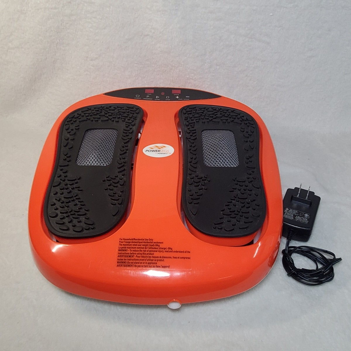 PowerFit Power Legs Vibration Plate Foot Massager Platform for