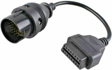 38 Pin To 16pin Obd2 Obdii Diagnostic Cable Adapter Connector For Mercedes Benz