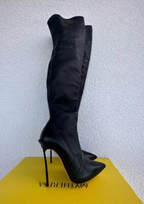 Casadei Over The Knee Women Boots High Heels Size 39 | eBay