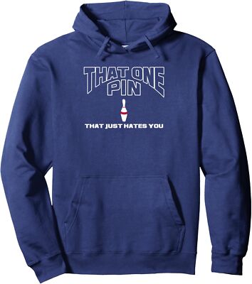Bowling That One Pin That Just Hates You Funny Player Unisex Hooded Sweatshirt