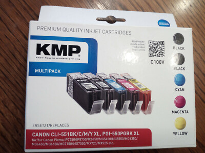 KMP Druckerpatrone Multipack plus 2 Extrapatronen in schwarz