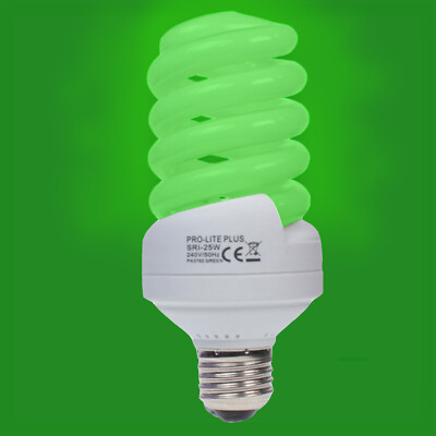 CFL 4000K Cool White Spiral ES E27 Edison Screw Light Bulb Lamp 2x 25W =120W