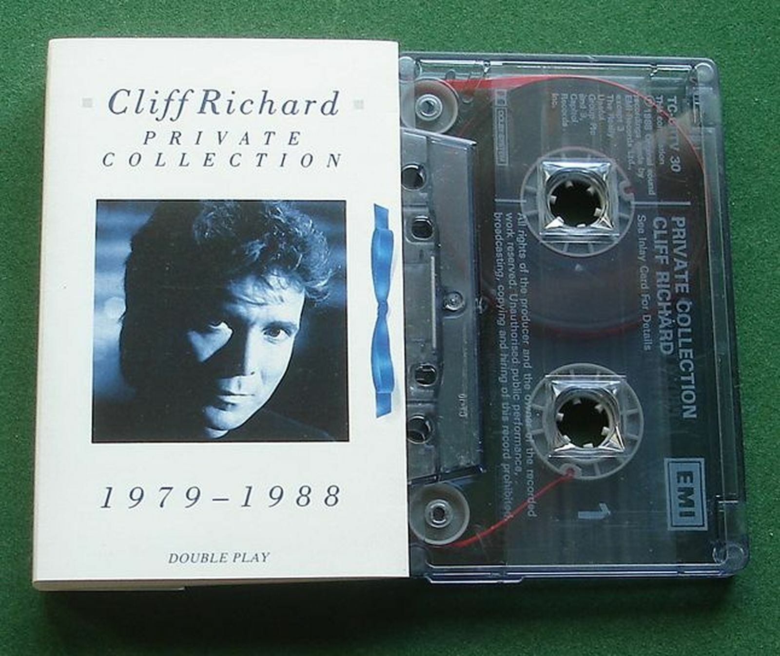 Cliff Richard Private Collection 1979-1988 Double Play Cassette Tape - TESTED