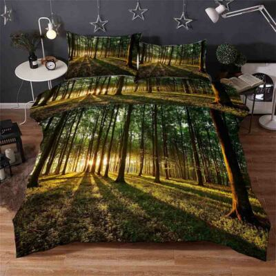 #ad Pinhole Gradient 3D Printing Duvet Quilt Doona Covers Pillow Case Bedding Sets AU $189.00
