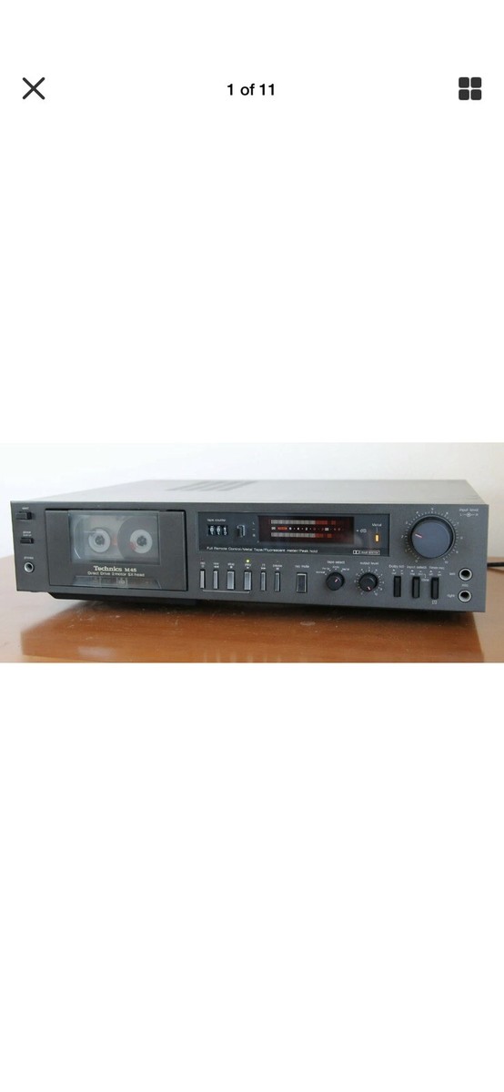 Technics M45 high end cassette deck.Direct Capstan.Serviced.220
