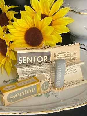 VINTAGE 50'S SENTOR SKIN TONED MEDICATED ACNE STICK COVER UP NOS