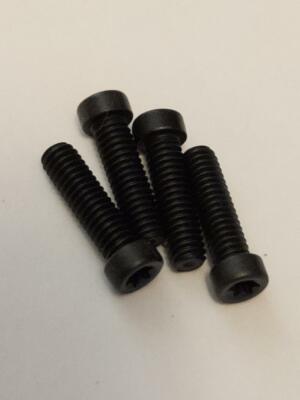 6-40 X 1/2'' Blued Torx Head Fillister Gunsmith Screws T-10 (4-Pcs)