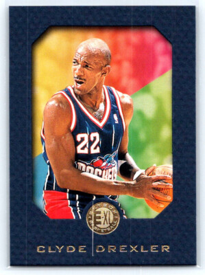 Clyde Drexler 1995-96 Skybox E-XL Blue #30 HOF