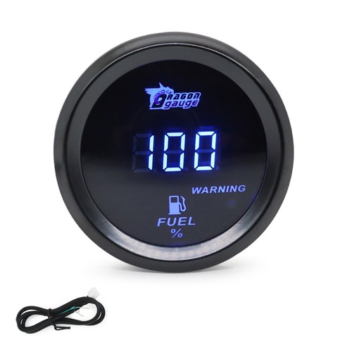 Universal 2inch 52MM 52MM Digital Display Car Fuel Level Gauge 24033