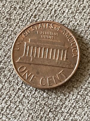 1981 D Penny Error Variety Lincoln Memorial D/D Filled “D” Actual