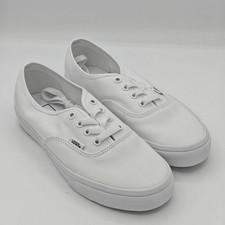 Vans Authentic Shoes Unisex Canvas Skate True White VN000EE3W001 M6 W7.5