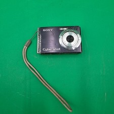 Sony Cybershot DSC W80 Blue Compact Digital Camera UNTESTED FOR REPAIR