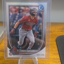 Topps 2025 Bowman Chrome Corbin Carroll #85 Diamondbacks Refractor /499