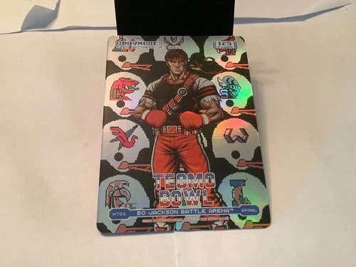 Claymore Tecmo Bowl Bo Jackson Battle Arena 125 Brawl H721 Helmet